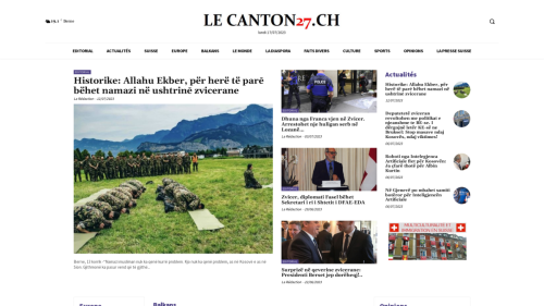 Homepage - Le Canton 27 le Journal Suisse Albanais en Suisse