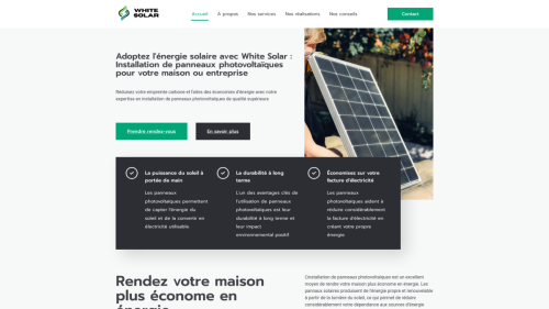White Solar Enery – Solar Energie – Expert énergie renouvelable
